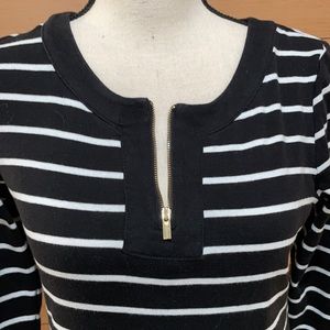 Jones New York Signature Long Sleeve Zipper Front